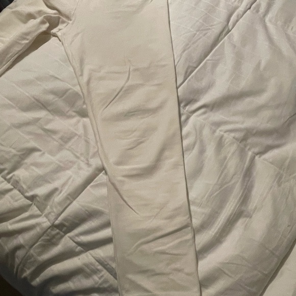 SUAVE Ivory/White Leggings, Size Large - Picture 3 of 3